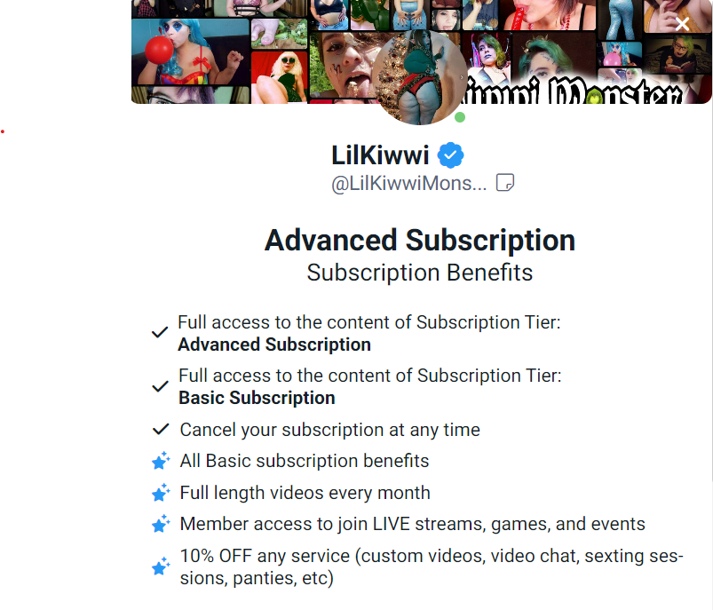 Tw pornstars 3 pic lilkiwwi twitter i just released a bunch of