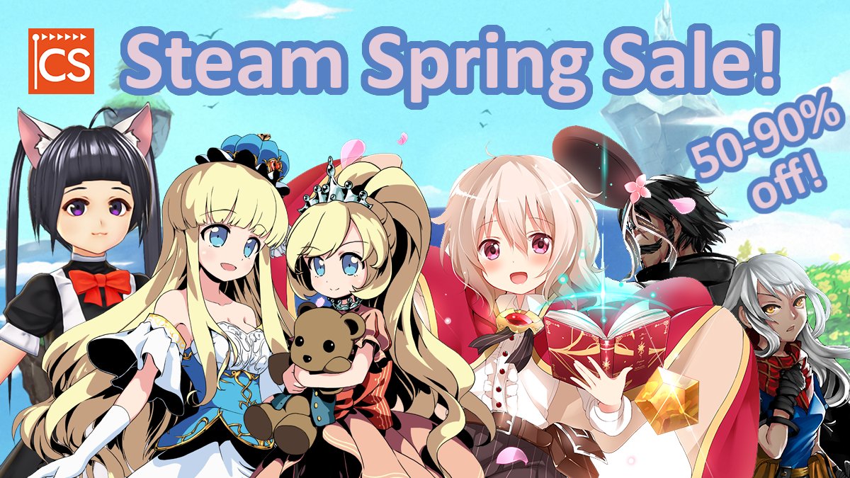 culture_select's tweet photo. 【50-90% off!】Cute, challenging and everything in-between! All of Culture Select's anime games are on #SteamSpringSale until March 23rd! Heart of Crown PC, Moékuri, One Small Fire at a Time and more~ https://t.co/FXPAcKsPOc #hocPC https://t.co/KnOEfkoN6n