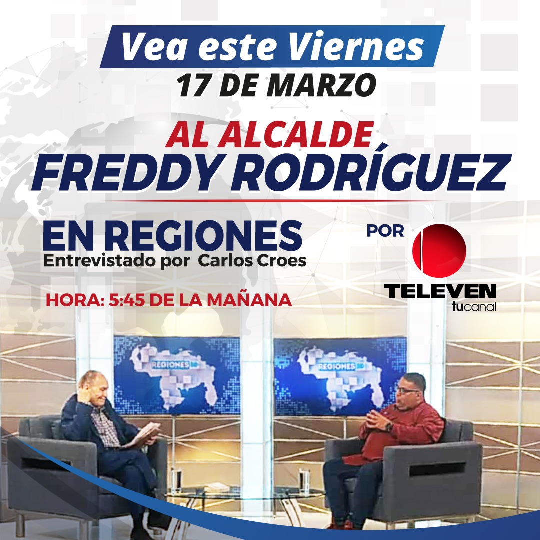 Vea este viernes #17mar por <a href="/Canal_Televen/">Televen</a> no te lo pierdas!!