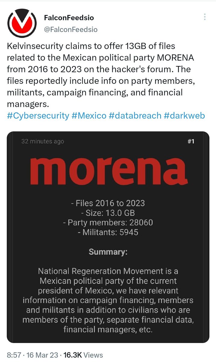 imcortez's tweet photo. @eIabogato Sabe algo de esto? Lo estan promoviendo en la Darkweb. Si es verdad, estaría interesante el asunto 😁 https://t.co/03V3DaowYm