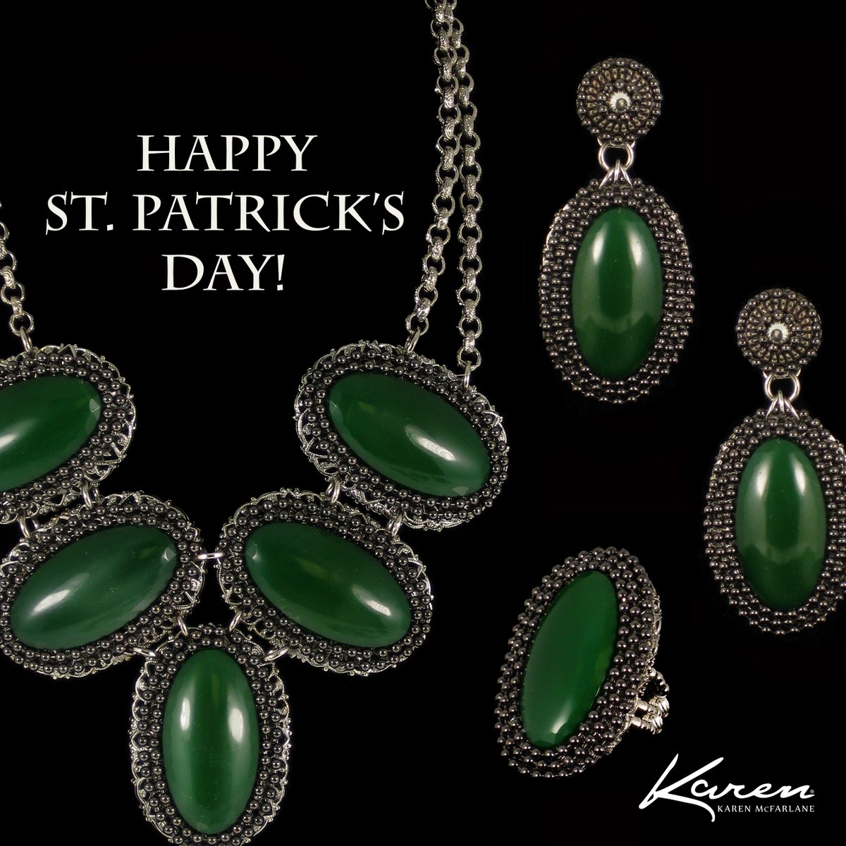 _karenmcfarlane's tweet photo. Happy St Patrick's Day!
Designs By Karen McFarlane
Necklace #758n
Earrings #758e
Ring #662r
https://t.co/hLtVBNEQRs https://t.co/vkI7rMGs3F