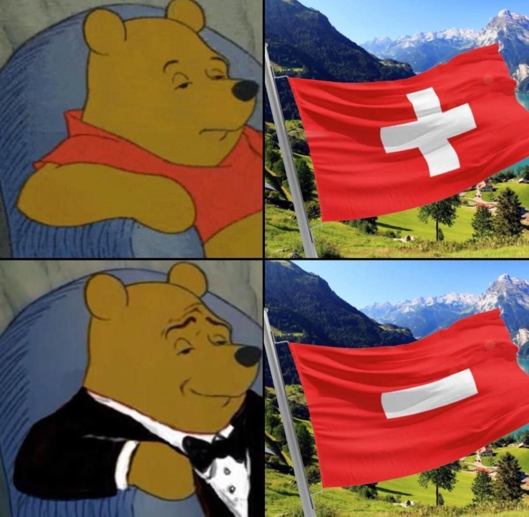 ⭐️From 'Credit Suisse' to 'Debit Suisse'

What a journey it is!!!

New flag of #Switzerland 😂

#CreditSuisse #SaudiNationalBank

Credit  @wallstmemes