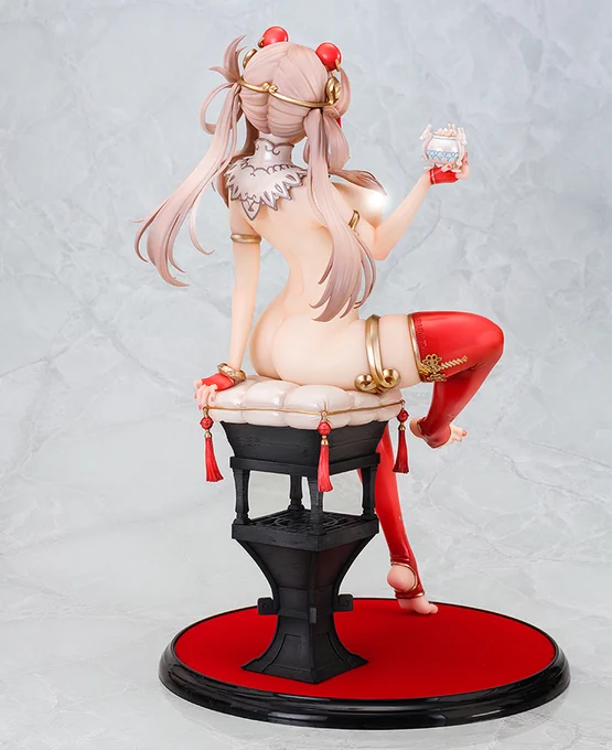 魚デニム氏オリジナルキャラ「恵蘭-フイラン-」をロケットボーイが立体化!旗袍(チャイナドレス)からこぼれるたわわな胸とお尻は勿論のこと豪華で艶やかなドレスも必見!差し替えでドレスとパンツ無しのナイスなボディもご堪能頂けます日本: 