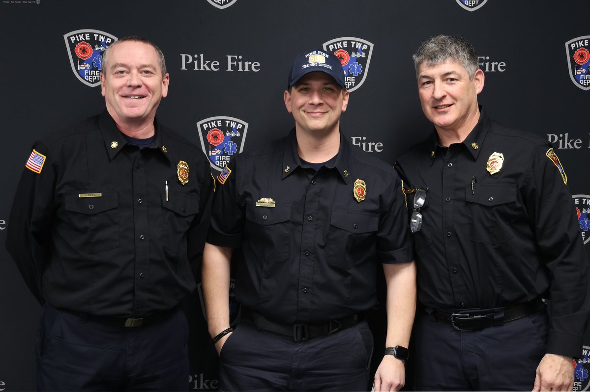PikeTwpFire's tweet photo. #pikefire would like to send out a very special congratulations to firefighters Mindy Shupe and James Michalisko as they were promoted and awarded their ranks of Lieutenant today! Congratulations!! #PikeStrong https://t.co/kcgXYkb3Kg