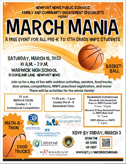 This Saturday!  We hope to see you there!
#NNPSProud #RiversideProud