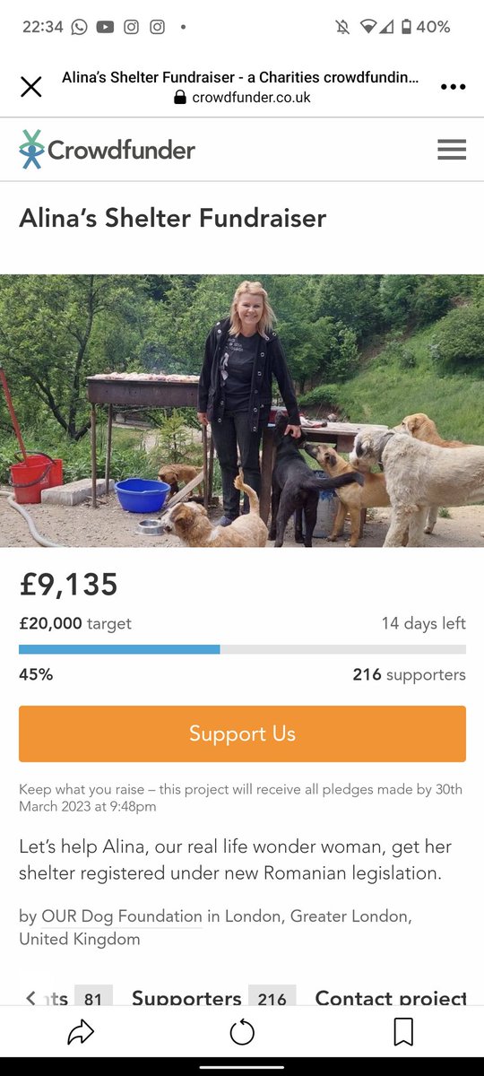 #saveourshelter #dogsinneed #rescuedogs #killshelter #deathrow #saveus #helpus #rescue 

crowdfunder.co.uk/alinas-shelter…
