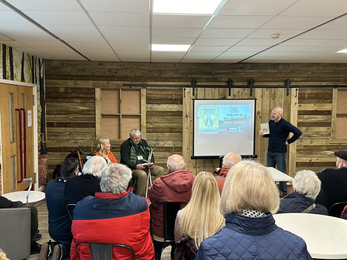 Yesterday the museum held a very successful book launch.Our fantastic Volunteer Mr Roy Meredith has produced a compilation of industrial walks around the Llynfi Valley.

Stepping Through Time 
The book is part of a project from The Voices of The Underground Project with Awen