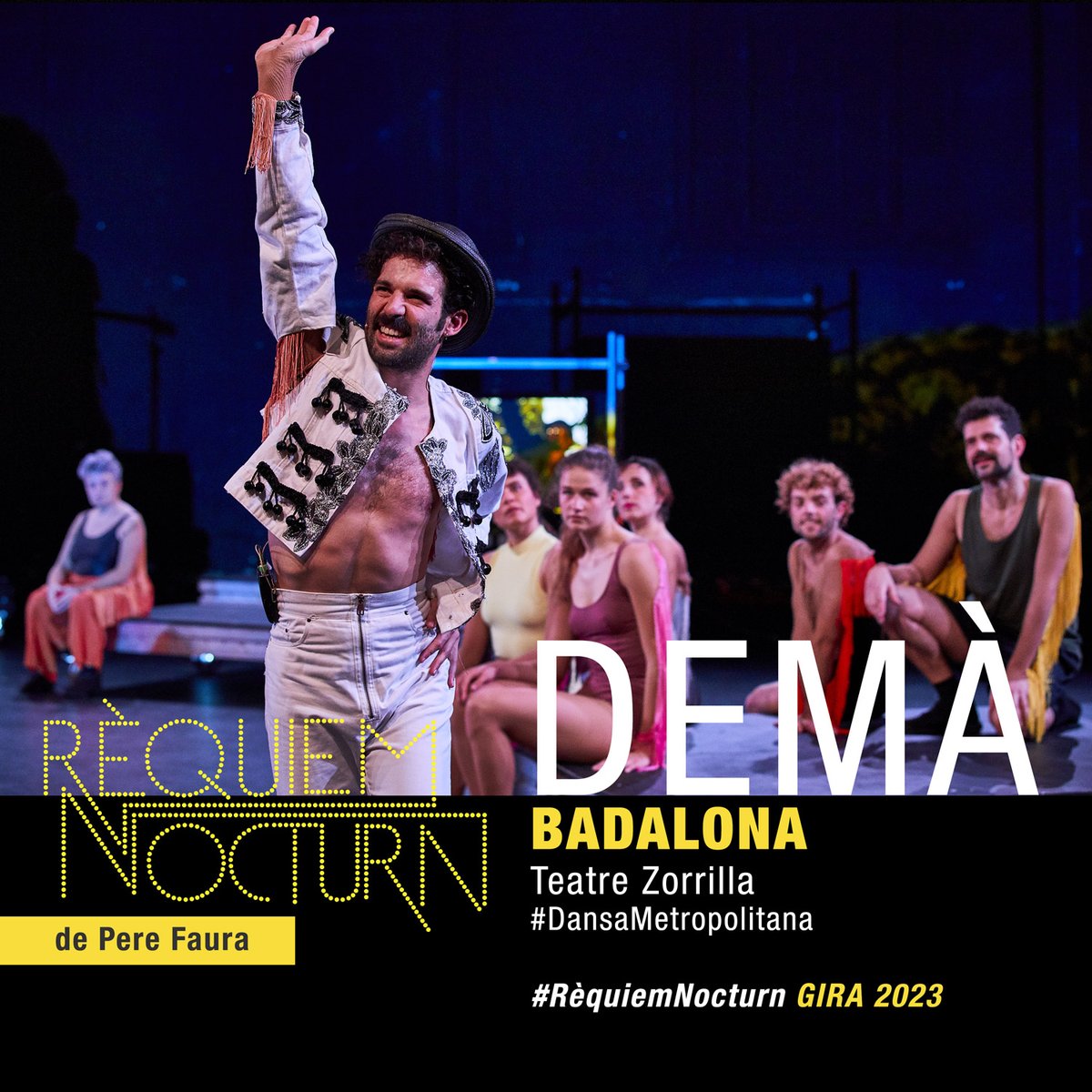Pere_Faura's tweet photo. QUIÉN PARA????
Demà comença la gira de #RèquiemNocturn i ho fem al #TeatreZorrilla de #Badalona dins la #dansametropolitana
Vinga penyaaaaaaa vamosquenosvamossss!!!!!
#perefaura #dansa #dansabadalona #badalona #cescorella https://t.co/oE9ZAwnZkC