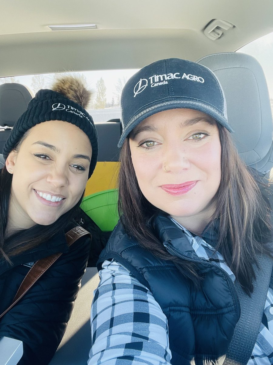Hit the road with <a href="/Brittmhumphreys/">Brittany Humphreys</a> today for some classic <a href="/TimacAgroCanada/">Timac Agro Canada</a> farm visits, adventures, and laughs. Welcome to the Timac family Britt! #farmthefuture