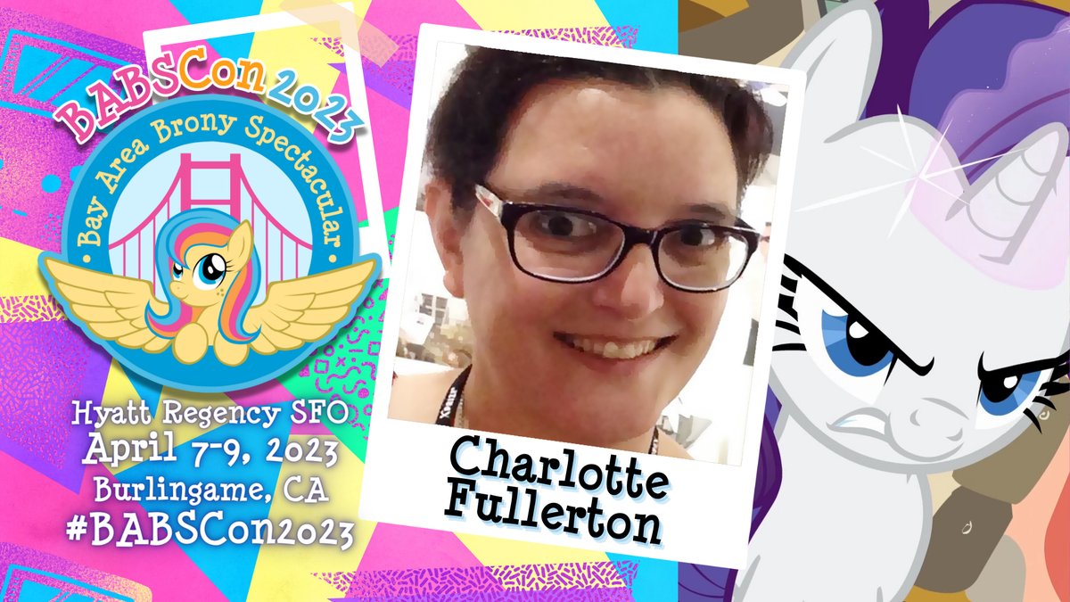 mlpforums's tweet photo. @BABSCon Is hosting Charlotte Fullerton writer of episodes such as “May the Best Pet Win!”, “Suited For Success”, and “Power Ponies”. Many FimForums members are going. Are you? https://t.co/oA2yeoGUji