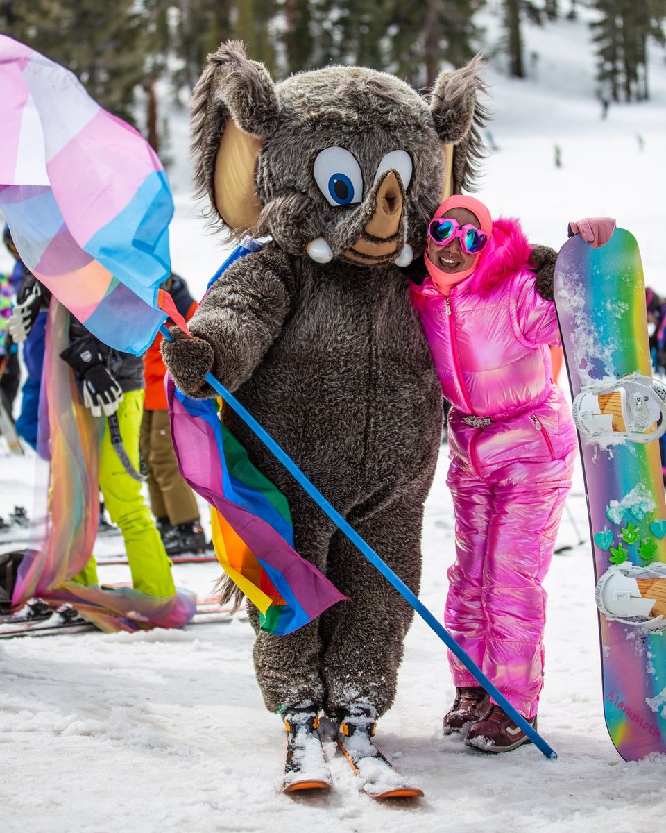 Elevation: Mammoth Gay Ski Week is celebrating its 20th year of creating memories and fun here in Mammoth Lakes.

Checkout their website for information on ski events happening around town this weekend.

📸: <a href="/dakotasnider/">Dakota Snider</a> 
#TheRealUnreal 
#KeepMammothUnreal