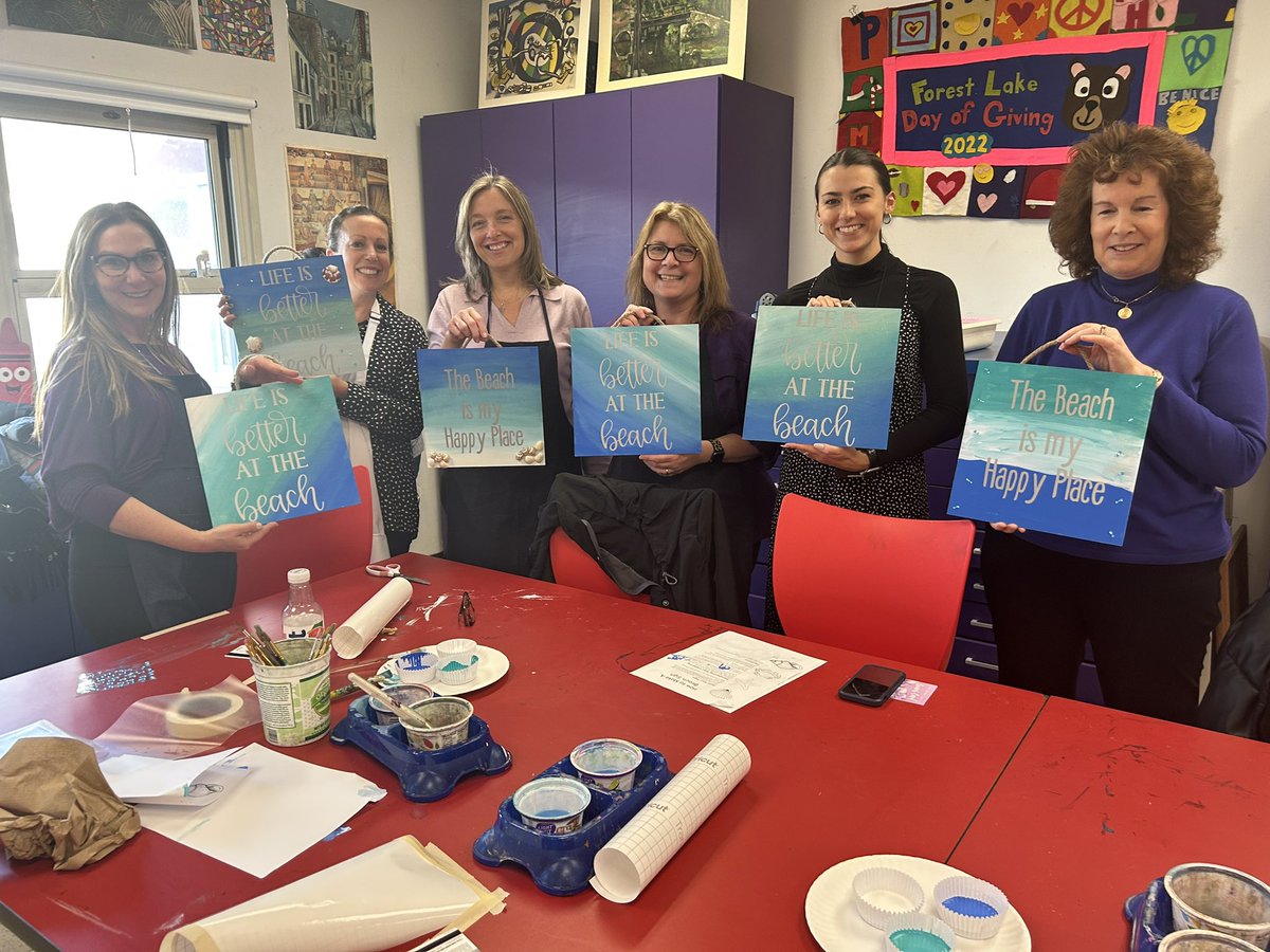 Another well attended Wellness Activity in the books! Thank you to our very own Laura Capozzi, who helped our staff create these masterpieces. <a href="/WantaghTeachers/">WantaghUnitedTeachers</a> <a href="/WantaghSchools/">Wantagh Schools</a>
