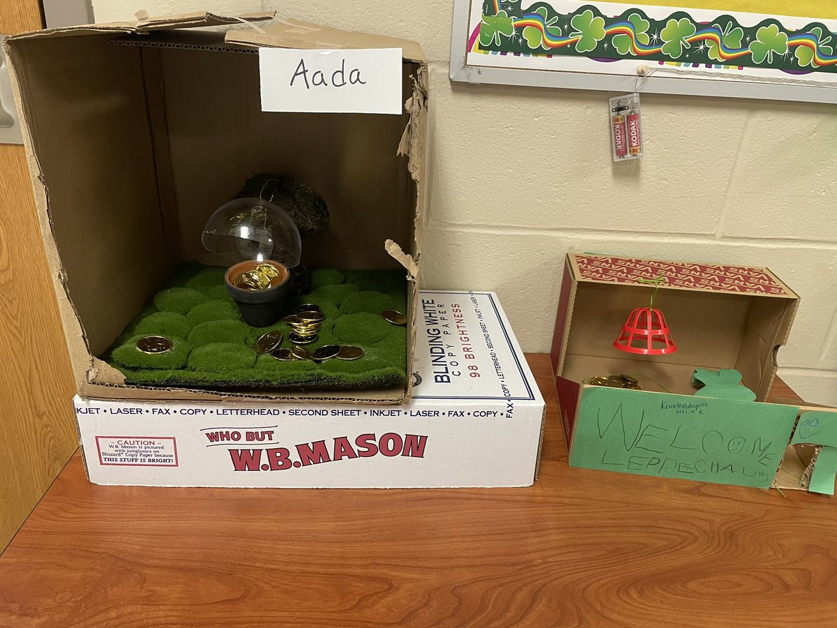 We are ready to catch the Leprechaun!☘️