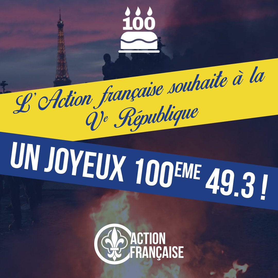 Action Française tweet media