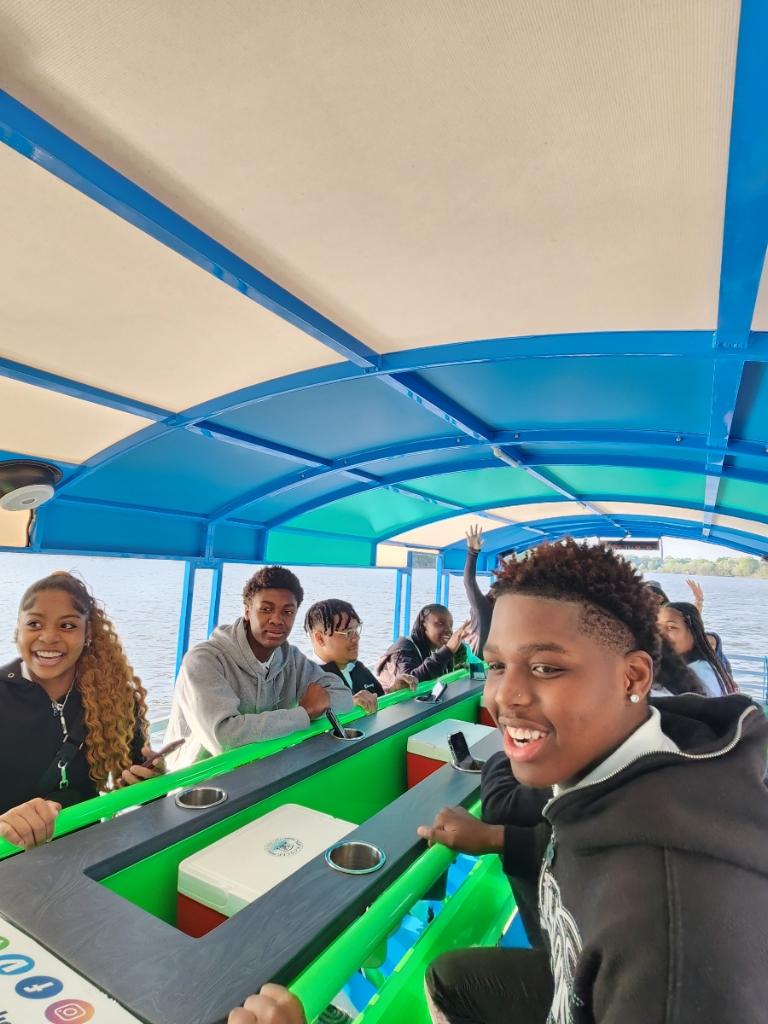 IIMFDesMoines's tweet photo. What's a cool way to visit the NASA Rocket Center? A Peddle Boat!😆
#HBCUTourNASA #IIMF #HBCUTour2023 https://t.co/qh1HO4AnZW