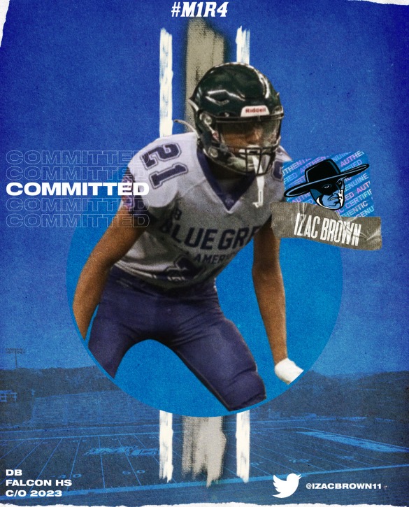 IzacBrown11's tweet photo. 100% Commited 💙🖤 @CoachJDiazMC @CoachStuMC @fhsfootballteam #M1R4 #JUCOPRODUCT https://t.co/EzIr6IgWl2
