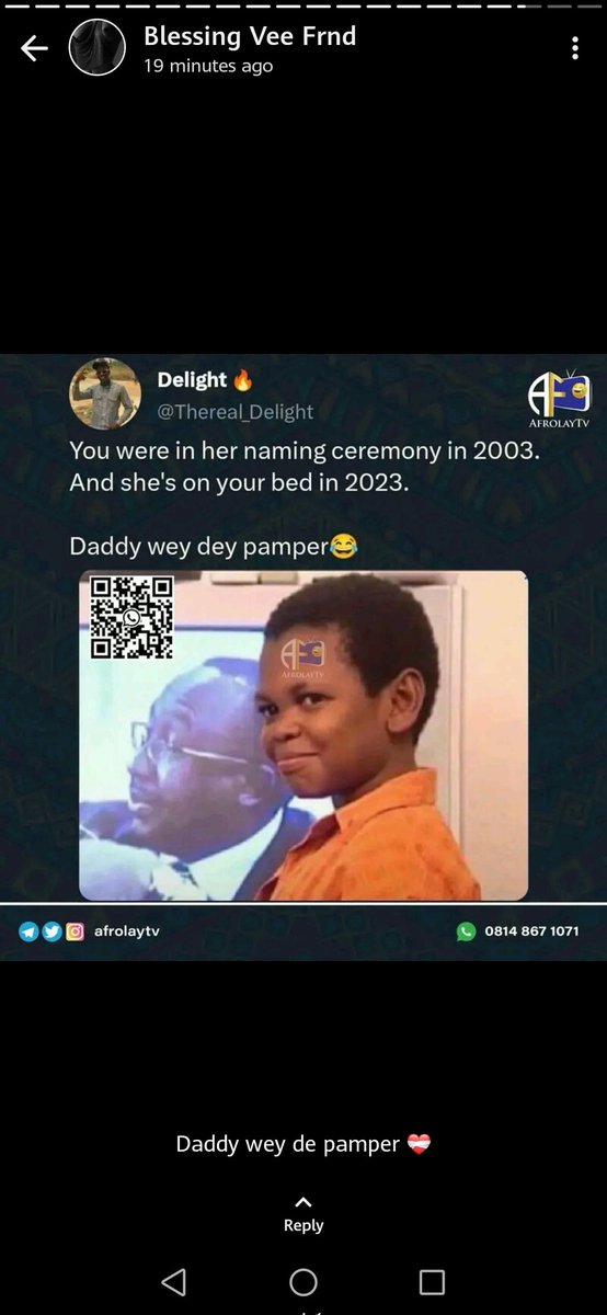 Susan_knot1's tweet photo. Daddy wey the bless 🤣🤣🤣🤣 https://t.co/UYe6QK3ph8