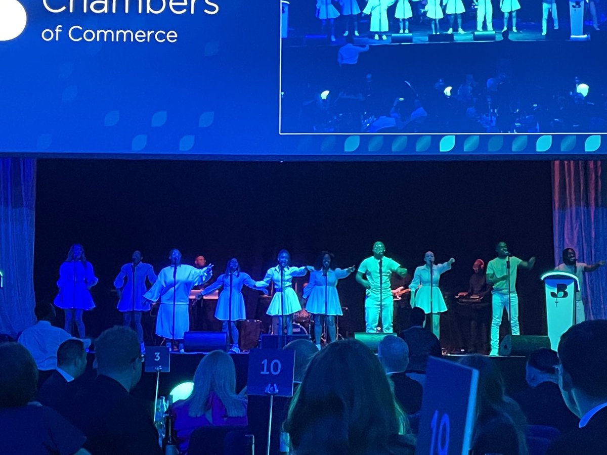 Amazing performance - as ever from ⁦<a href="/AstonPAA/">AstonPerformingArtsA</a>⁩ - I couldn’t take many photos as I was too busy dancing 👍#GBCCAwards23