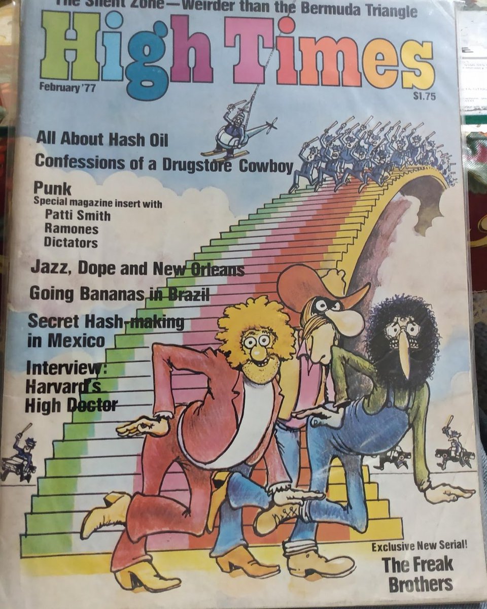 FreakBrothers's tweet image. One of our favorite covers of High Times 🤩 

#CoverModels #thefreakbrothers #hightimes #throwbackthursday
