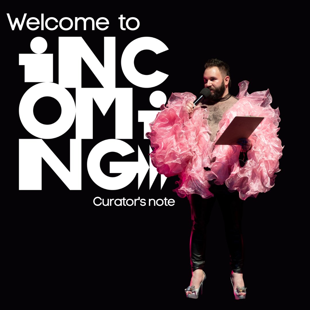 "Welcome to our newest festival; it’s an ambitious undertaking. 
[...] It is my hope that every spring, Victoria becomes a hotbed and a springboard for new work and new ideas, ready to meet adventurous audiences—that’s YOU!" 

Visit facebook.com/IntrepidTheatre to read the full note.