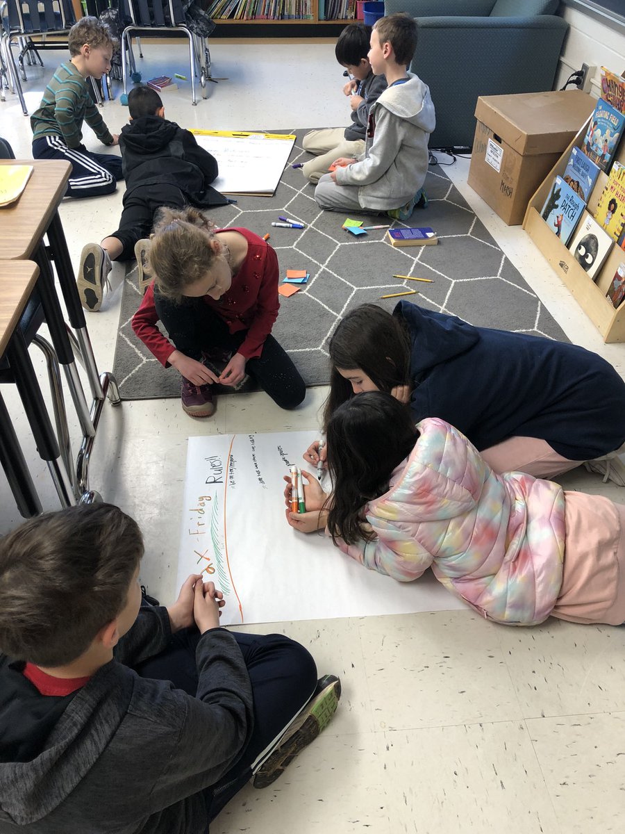 On Monday we set up norms for our book clubs ❤️ #smallschoolbigheart @fairfax_villa 🐉 📖 🤓