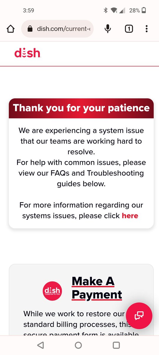 HearMeOutTv1's tweet photo. The fact that @dish_answers @dish has the audacity to "suspend" my service knowing damn well I haven't had service, you cannot call in without getting hung up on, you CANNOT access your account online or through the app is WILD! Been here since January and I want out NOW!!! https://t.co/sgMret2qyK