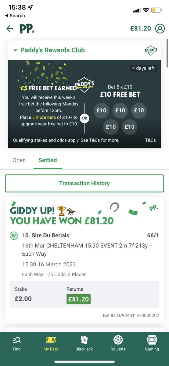 Brxndd's tweet photo. @AndyRobsonTips had to have a punt at it.. https://t.co/hhi1cohNiT