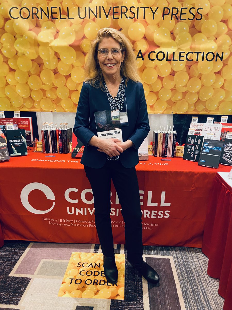 greta_uehling's tweet photo. Great experience at #ISA so far, including my visit to @CornellPress to check on my book, which seems to be doing just fine! #Ukraine #StandWithUkraine #EverydayWar #humanitarian https://t.co/zGPaR1A26Z