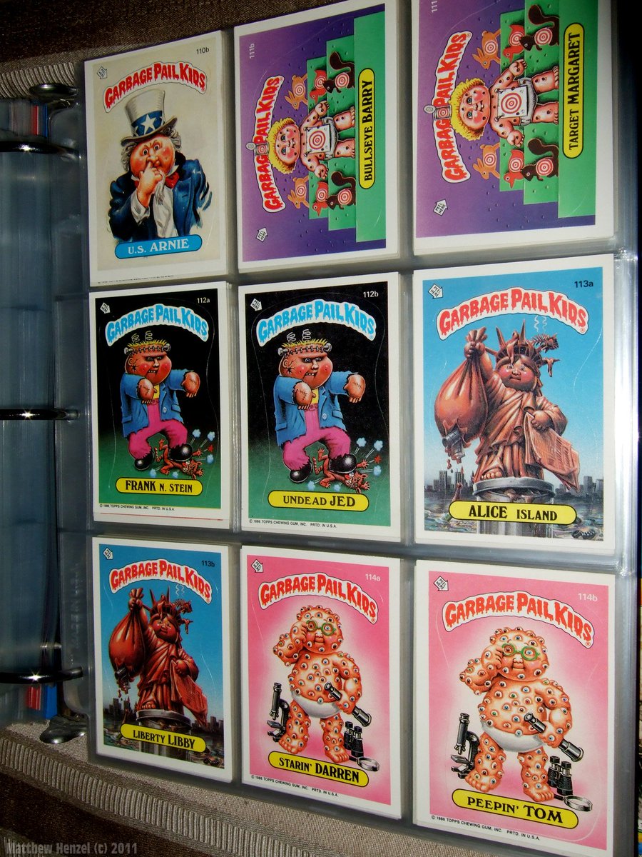 matthewhenzel's tweet photo. Garbage Pail Kids: 3rd Series - complete set. #2 of... #GPK #GarbagePailKids #3rdSeries https://t.co/zIjhHjHMRK