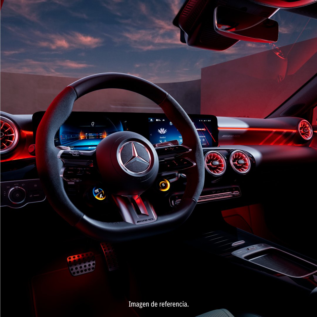 MercedesBenzCol's tweet photo. Un automóvil que combina potencia y estilo en una sola máquina. El Mercedes-AMG A45S 4MATIC+ es la definición de la conducción emocionante.
¿Estás listo para sentir la adrenalina en cada curva?
Conoce más en los concesionarios Mercedes-Benz.
#MercedesAMG #AMGA45S https://t.co/QpDHsm1Kge