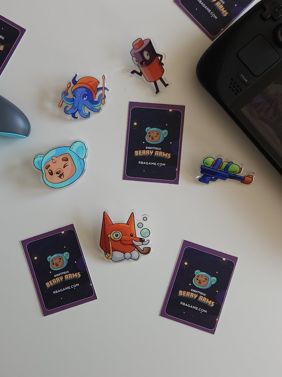 DayliteBasement's tweet photo. Check out our booth at @PlaythroughGC and @PaxEast2023 for some awesome pins for sale. We'll have a pretty sweet deal that you can't resist... See you there!
#RightfullyBearyArms #indiegames #indiedev #indiegamedev #gamedev #videogames #roguelite #PAX #PAXEast2023 #PlaythroughGC https://t.co/Bj5HnmXpES