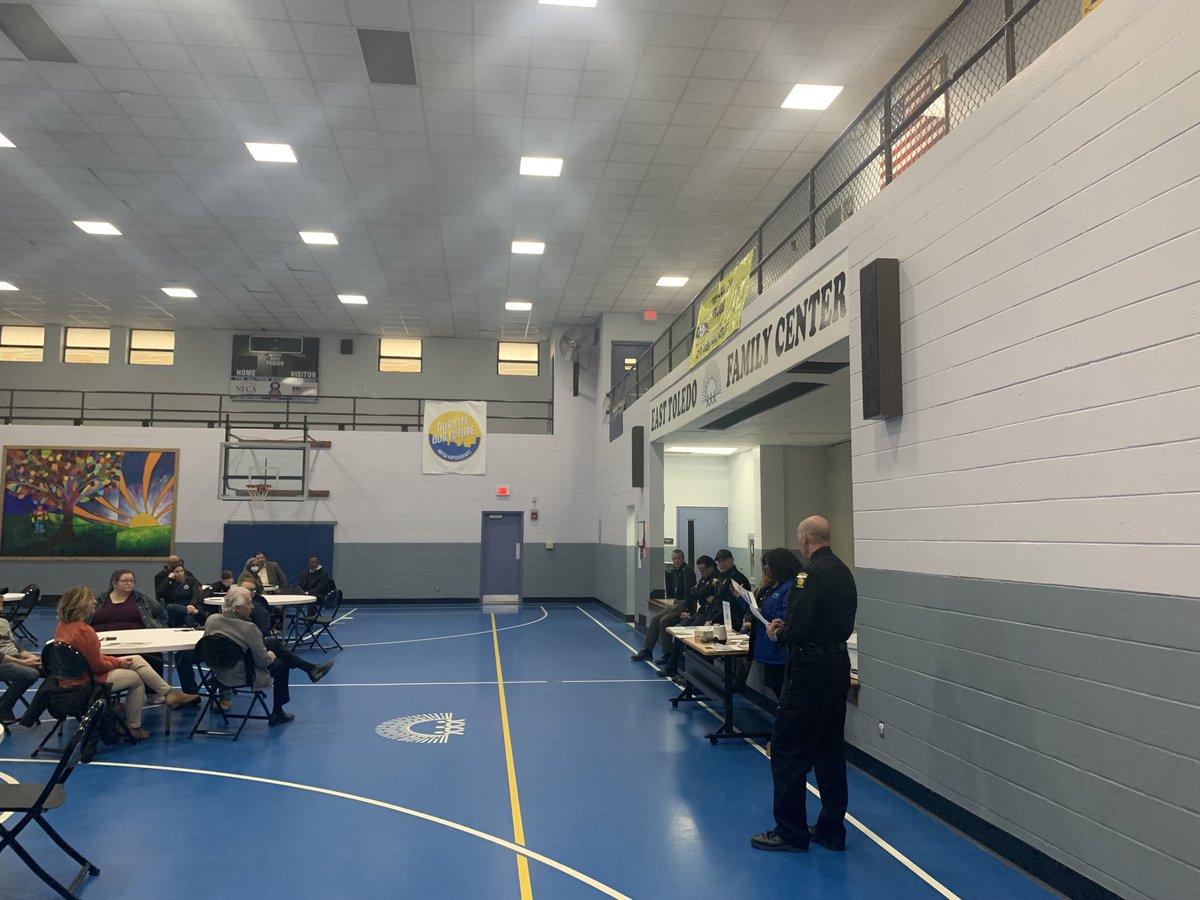 ⁦@ToledoPolice⁩ kicked off the first TEAM initiative of 2023. Thank you to all of city departments that help us make the city safer.