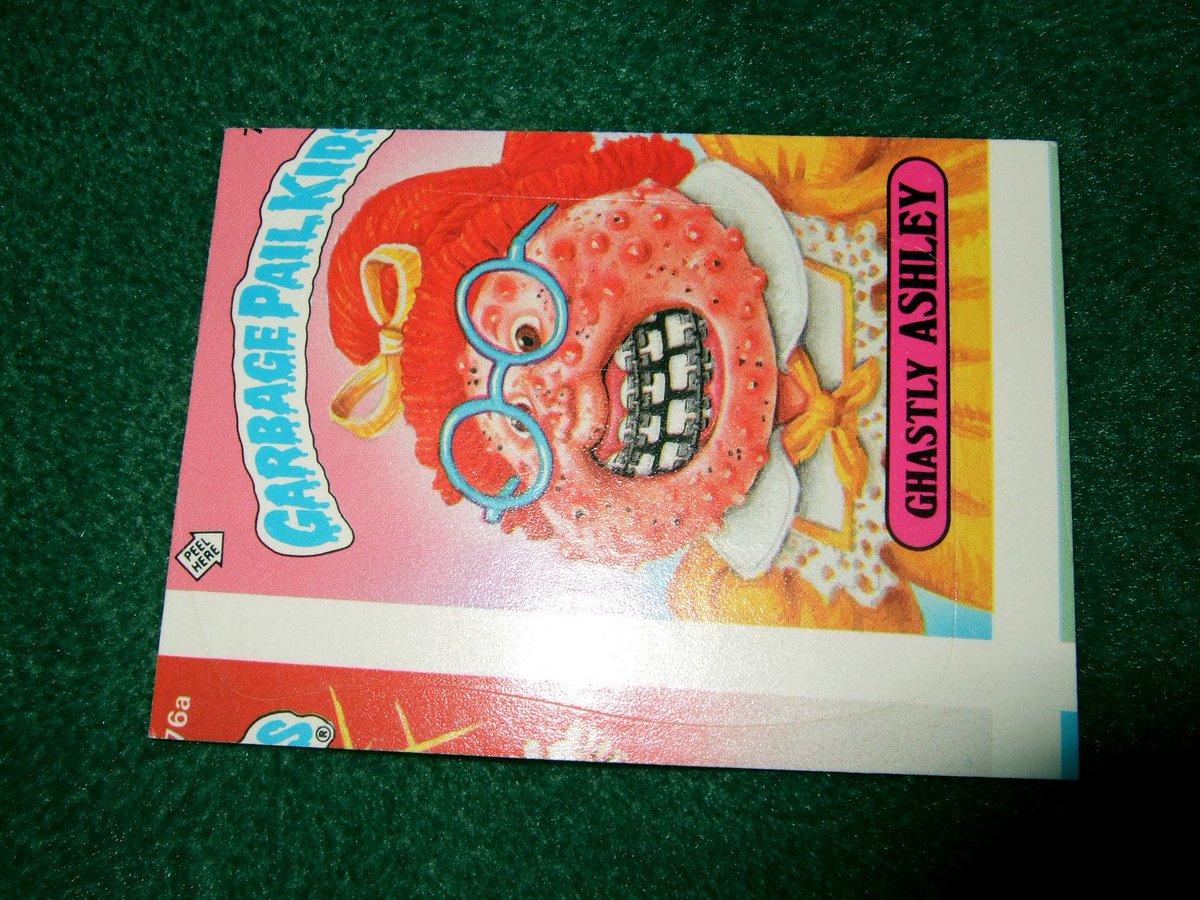 matthewhenzel's tweet photo. Garbage Pail Kids: 3rd Series - complete set. #3 of 3 + Misprint card of Ghastly Ashley #GPK #GarbagePailKids #3rdSeries https://t.co/gOgLHfLsHr