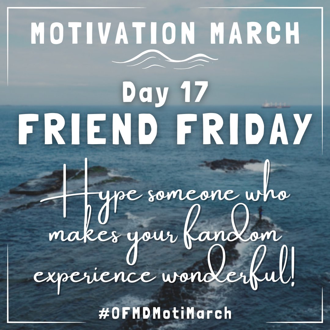 OFMDJanuAUry's tweet photo. Day 17: Friend Friday!
I think we need this a little early tonight!
Who are your forever follows, your most beloved mutuals who make your days brighter and your fandom more fun?? SHOUT THEM OUT!
#OFMDMotiMarch https://t.co/Wd3PjFwpZi