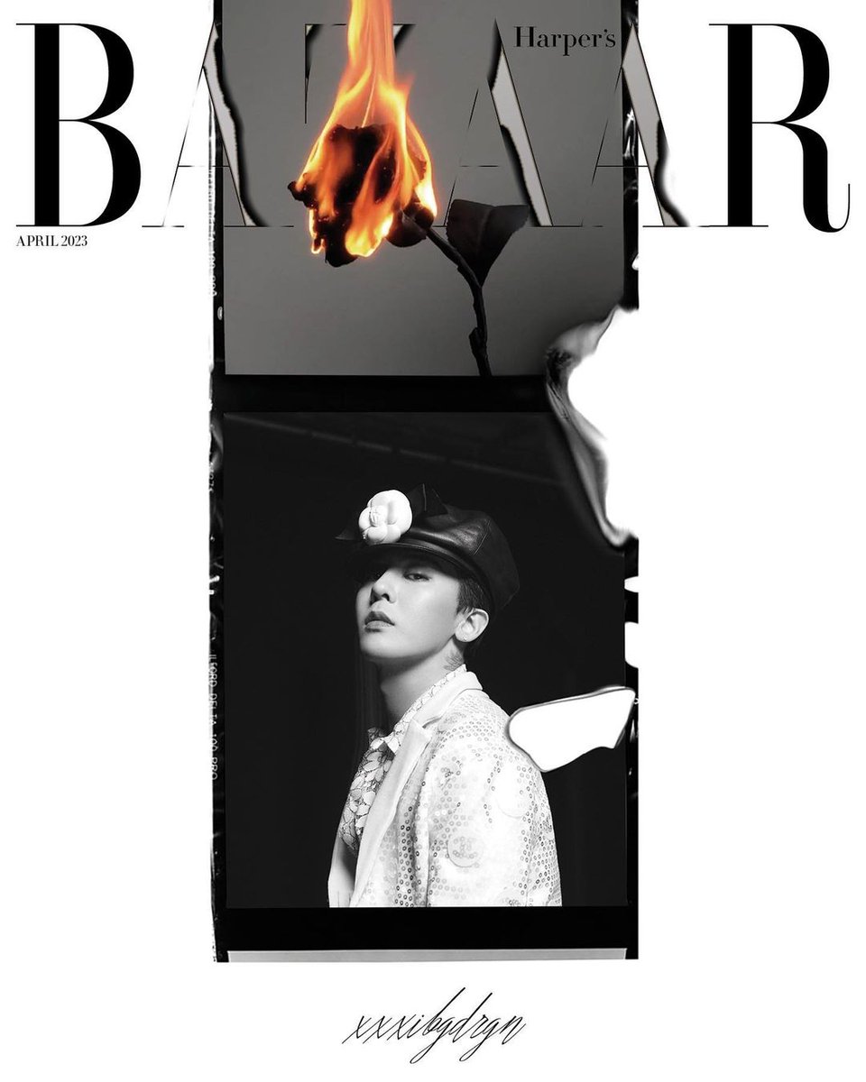 MChartBIGBANG's tweet photo. #BIGBANG's GDragon, the global ambassador of #Chanel, stuns on the cover of #HarpersBazaar and gushes about his new album in cover story: I’ve been wanting to tell you that I’m currently preparing for a project that makes my heart flutter in many ways!✨🌟💿👑❤️‍🔥@IBGDRGN https://t.co/odFHwvIFDW
