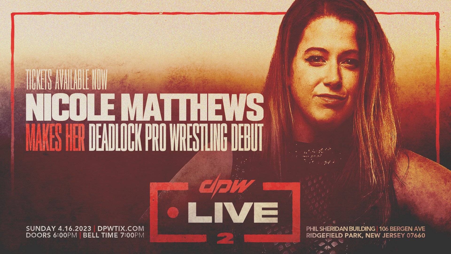DEADLOCK Pro Wrestling on Twitter "🚨 DPW LIVE UPDATE 🚨 NICOLE MATTHEWS