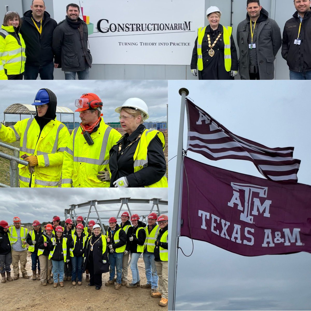 Construct_arium's tweet photo. Wow, what a day!
Absolute pleasure to welcome @lesleybam24a @SteliosYiatros (#Constructionarium alumni) @CyUniTech @cyarchitects @CYENSCoE to our fab site in #BirchamNewton to see the equally fab @tamucosc students busy #TurningTheoryIntoPractice! https://t.co/iS81xnuUPy