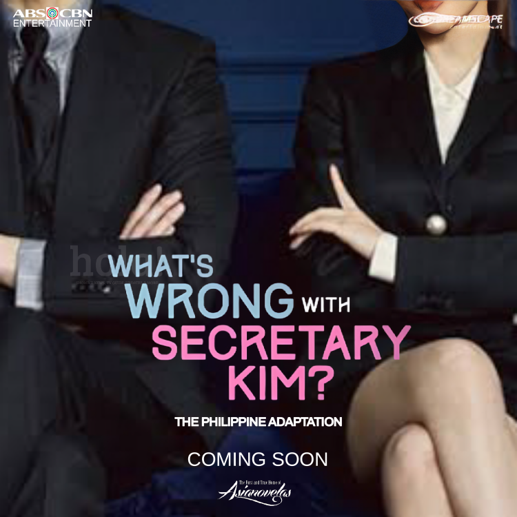 holaphofficial's tweet photo. Something wrong can make everything so right! Get ready because the Hit Romantic Comedy K-drama of 2018 is having a Philippine Adaptation! #WhatsWrongWithSecretaryKimPhilippineAdaptation, Coming soon on ABS-CBN Entertainment and Dreamscape Entertainment. https://t.co/GJN6ApYRMf