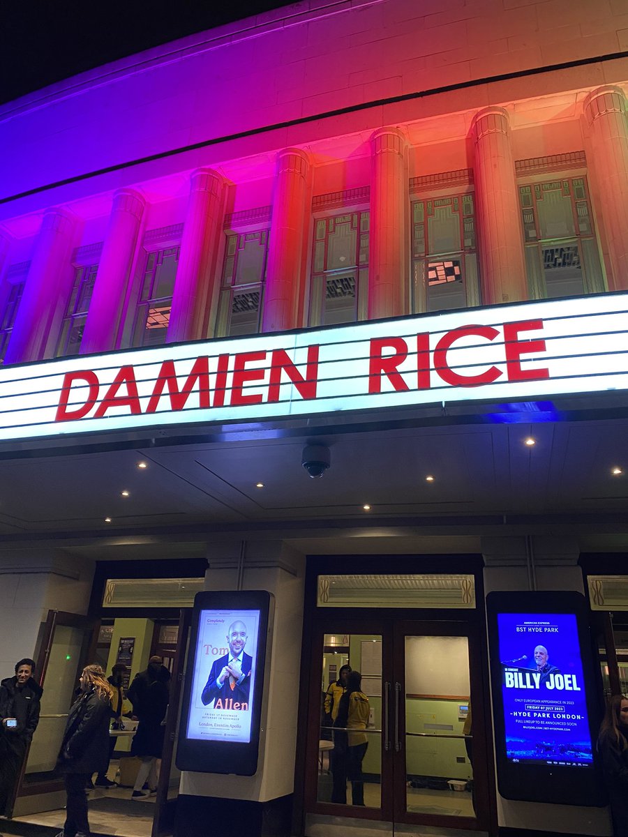swood2's tweet image. @DamienRice just sublime at Hammersmith tonight 👌🏼 Like he never left #andsoitis