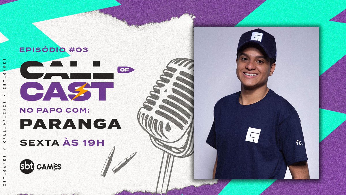 SBT_Games's tweet photo. Amanhã tem @Parangafps no #CallOfCast 🔥🔥
Que ele manda muita bala, isso a gente sabe...
E aqui não vai ser diferente, além de bater um papo sobre o cenário de FPS, ele vai trazer fofocas quentes do mundo gamer no #COCnoSBT! https://t.co/yborRPirbq