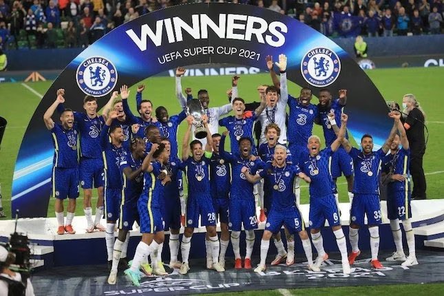 FaktaSepakbola's tweet photo. Chelsea FC, Ladies & Gentlemen!🥶🔥

• Tim Inggris & London terakhir yang memenangkan UCL: Chelsea 
• Tim Inggris & London terakhir yang memenangkan UEL: Chelsea 
• Tim Inggris & London terakhir yang memenangkan Piala Super: Chelsea
• Tim Inggris & London terakhir yang memenangkan CWC: Chelsea 
• Tim London terakhir yang memenangkan EPL: Chelsea