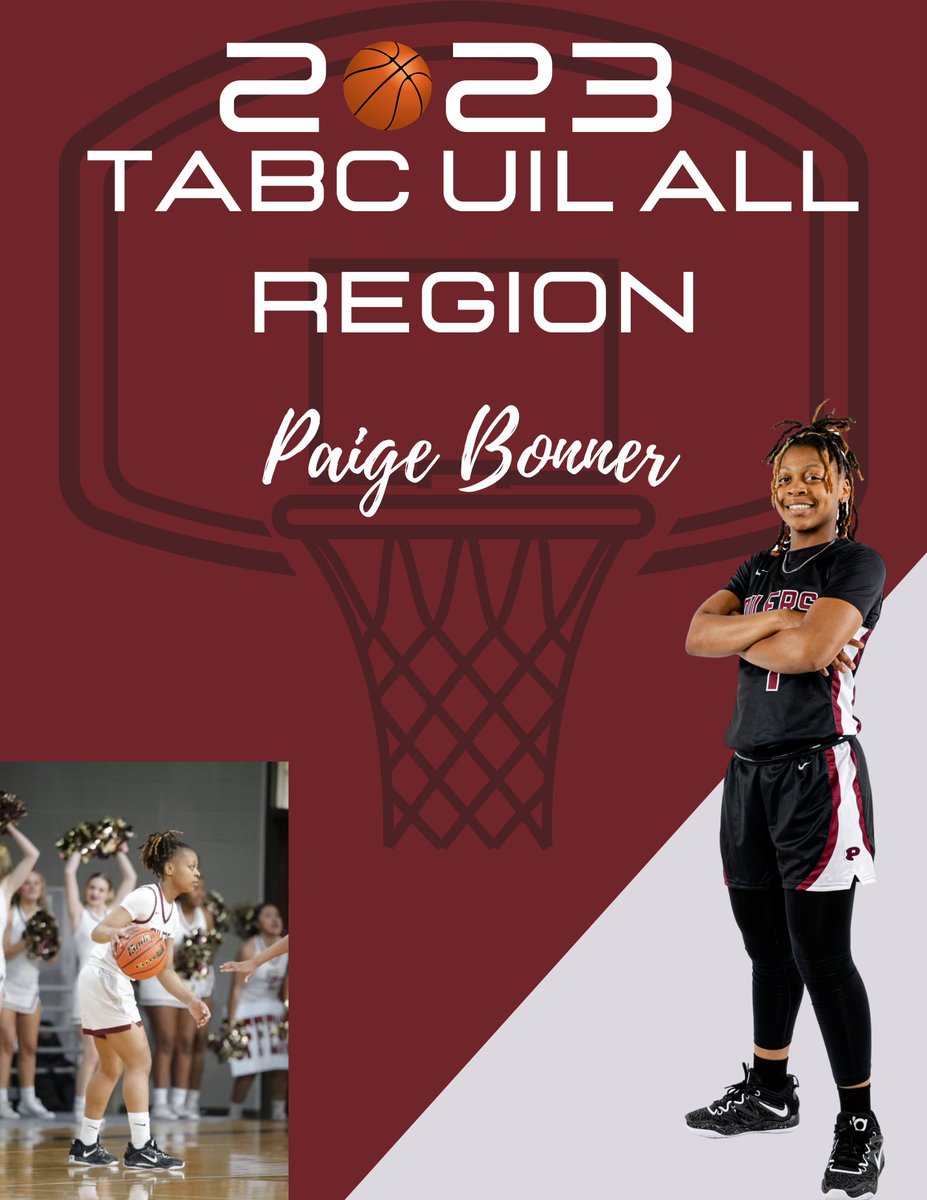 Congratulations to Paige Bonner <a href="/itspg04/">Paige</a> on being selected as TABC All Region! We are extremely proud of your hard work this year! <a href="/PearlandHighSch/">Pearland High School</a> <a href="/AthlPearlandisd/">Pearland ISD Athletics Department</a> @TedDunnam <a href="/drdavis111/">Dr. David Davis</a> <a href="/vypehouston/">VYPE Houston</a>