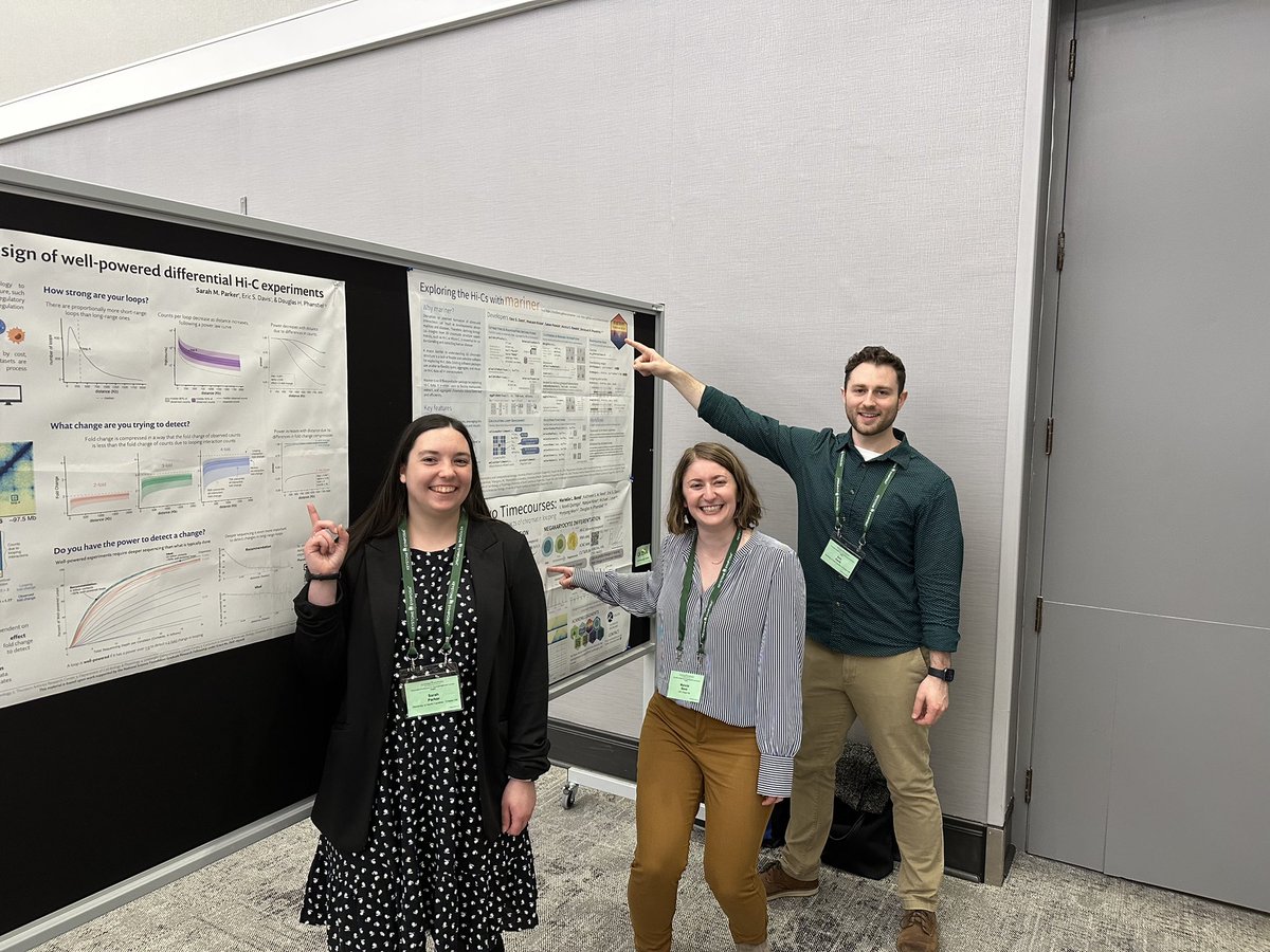 SarahInSilico's tweet photo. It was so much fun attending my first in-person conference as a grad student @KeystoneSymp , meeting lots of amazing scientists &amp; new friends, and presenting my work as a poster with other members of the “Phanstiel delegation”! @ericscottdavis1 @marielle_bond https://t.co/anmZy4yXa6