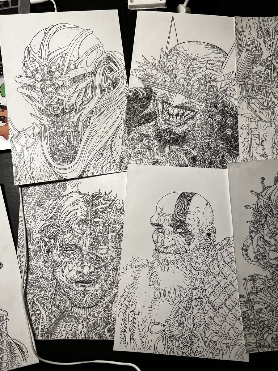 Almost done, I'll redraw one art and be ready to ship for @InkyKnuckles.
There will be more Agent pages in the package.
But if anyone wants other Agent originals they can find them for sale on the website.