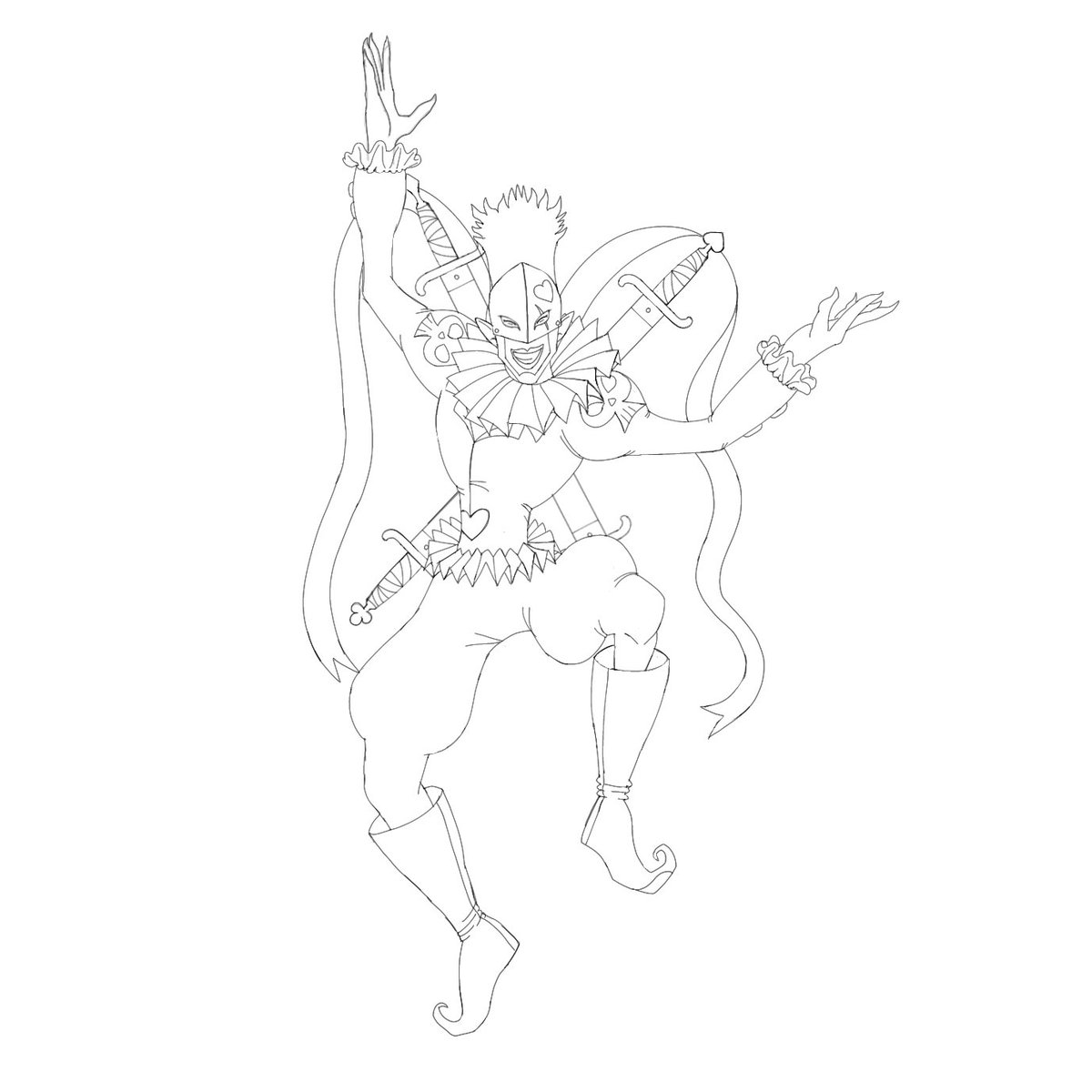 mys_wanderer's tweet image. #piemon #piedmon #Digimon #DigimonAdventure #darkmasters #digimonghostgame #clowns #joker