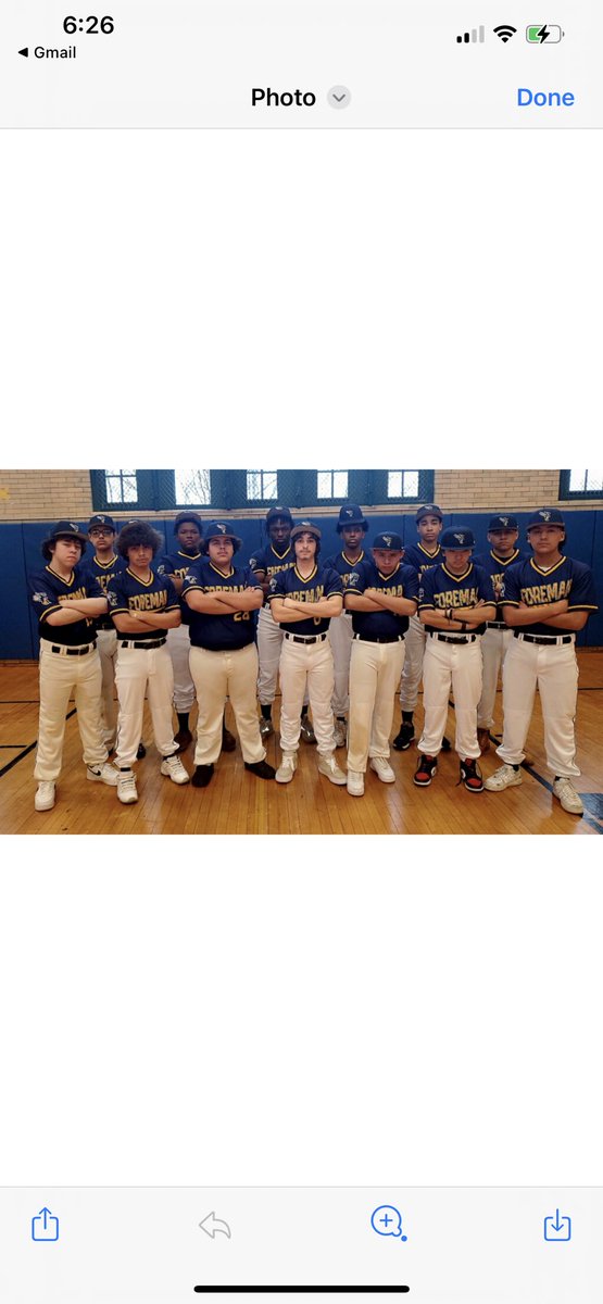 2023 Foreman Baseball squad is ready for action! Our first game is Wednesday 3/22 at Hanson Park @ 4:00pm.