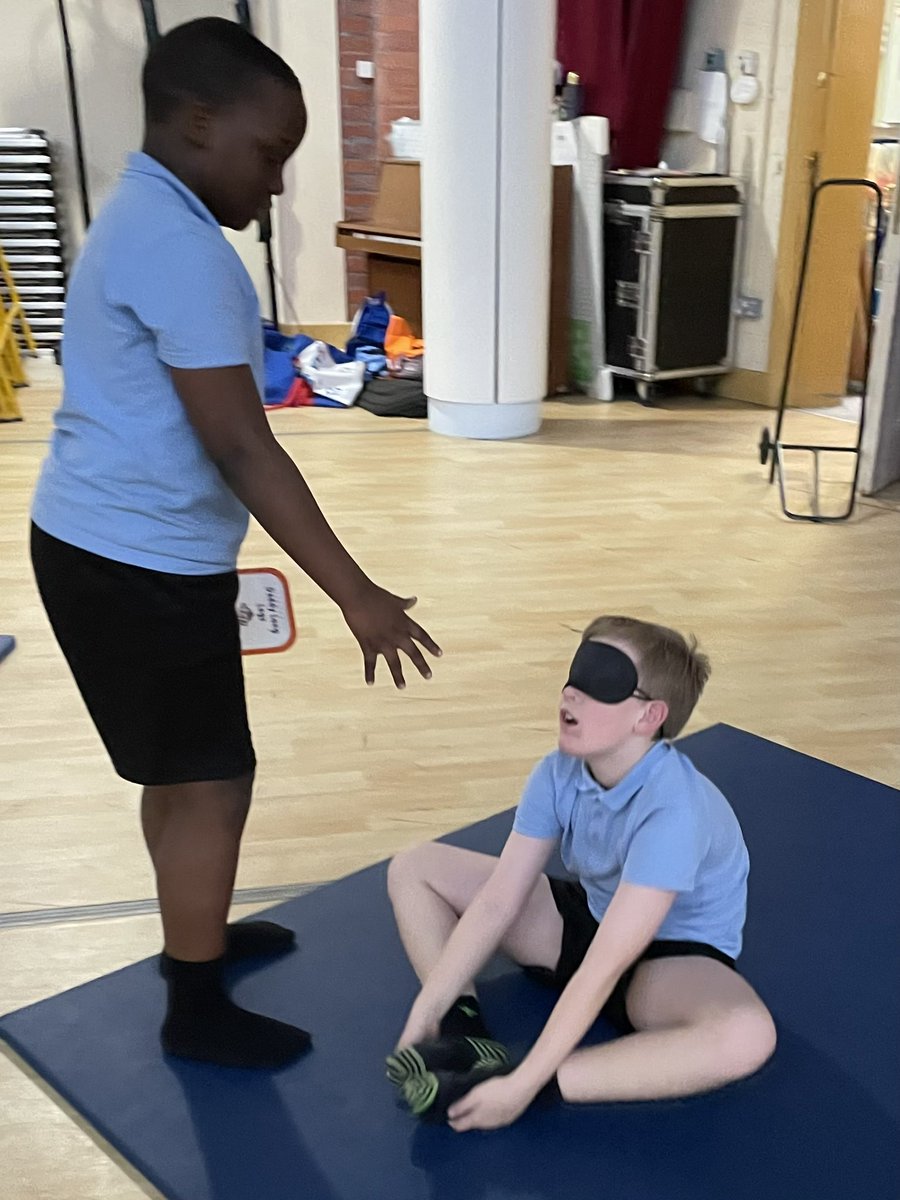 MitchyTitchYoga's tweet photo. Having our #yogaleaders working on a #trustgame for our #afterschoolyogaclub #blindfolded #yogaposes ! #lotsoffun then realising the #christianvalue this term is #trust @asmPE1 @ArnotStMary 🪢🧘🏻‍♀️ https://t.co/ubu8YTbWu8