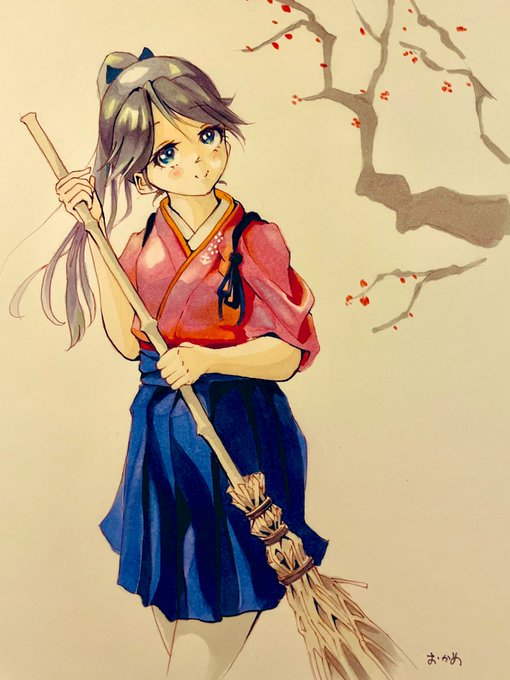 「bamboo broom」 illustration images(Latest｜RT&Fav:50)