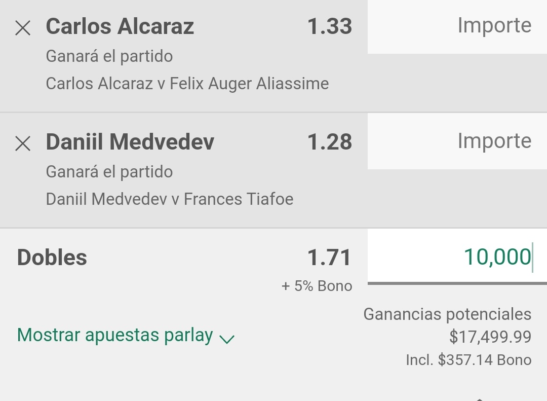 Dale ♥️ si me sigues🤑
Stake 10💰
ATP Indian Wells 🇺🇸🎾