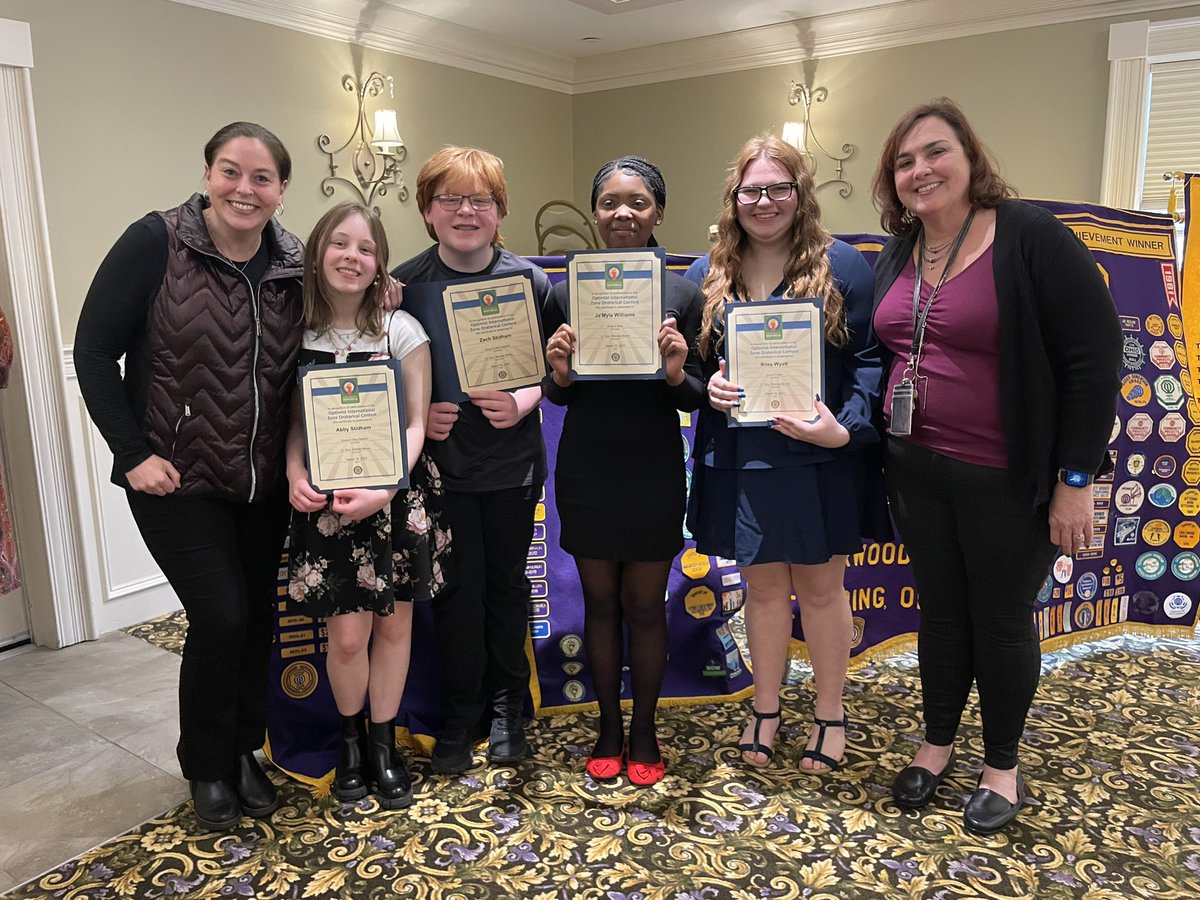 VBFirebirds's tweet photo. A huge congratulations to Abby, Zach, Ja’Myla, and Riley for competing in the district level oratorical contest today. 4 of the 5 students competing were VB Firebirds!  Shout out to Abby to making it to the next level with a SENIOR in high school. I can’t wait to watch you fly! https://t.co/ceIHfLeUBE